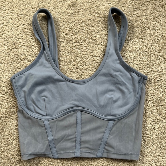 ALO Yoga Intimates & Sleepwear Alo Yoga Mesh Corset Tank Bra Poshmark